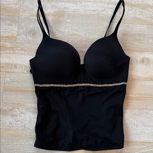 Victoria's Secret Black Lingerie Top size 36C NWT